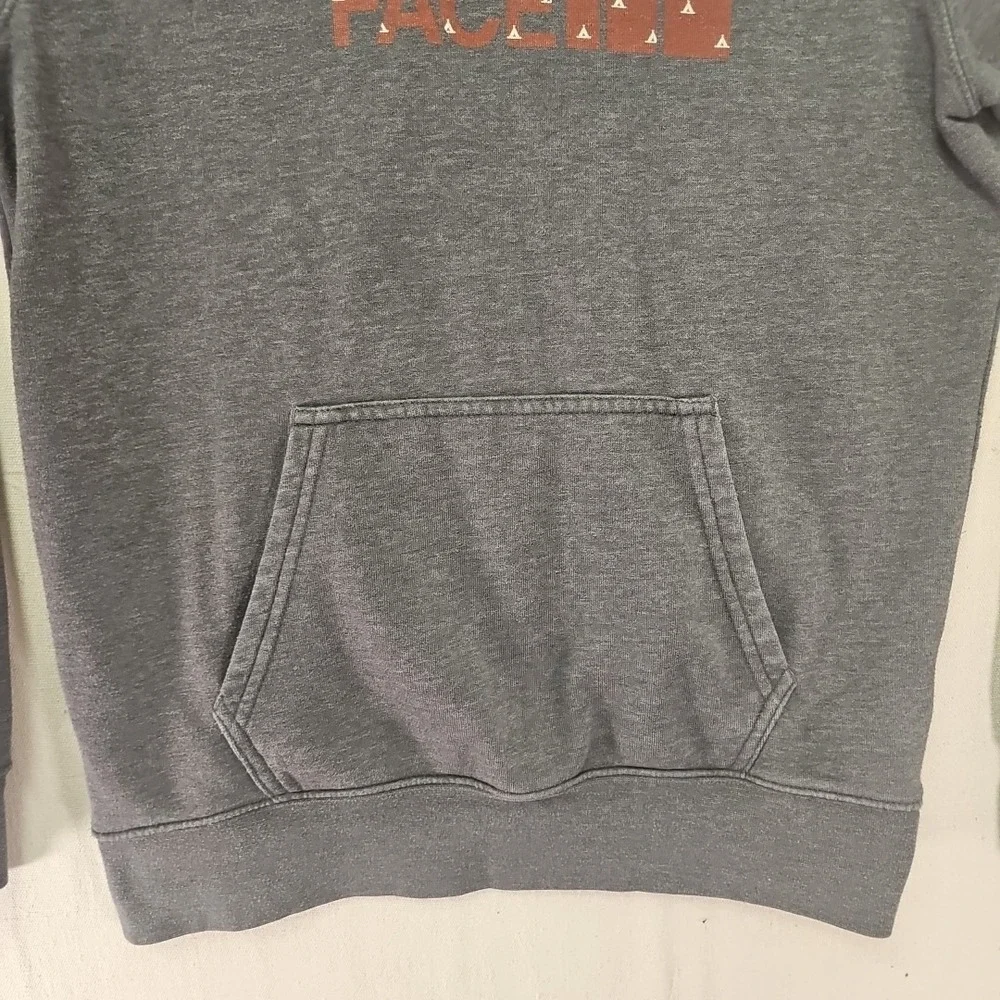 The North Face Men's Small Gray Half Dome Tent Graphic Pullover Hoodie Camping - Picture 5 of 9